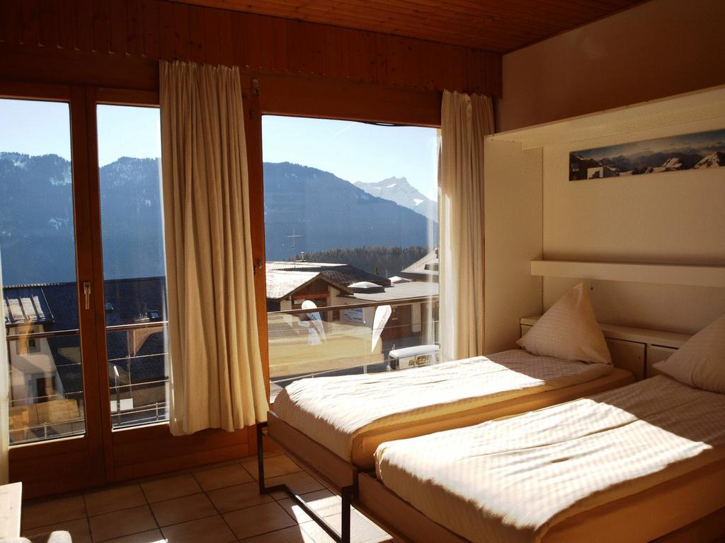 Au Bel Air Hotel Leysin Rum bild